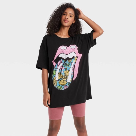 Target Dresses & Skirts - Women’s Rolling Stones Graphic T-Shirt Dress from Target - Size S/M
